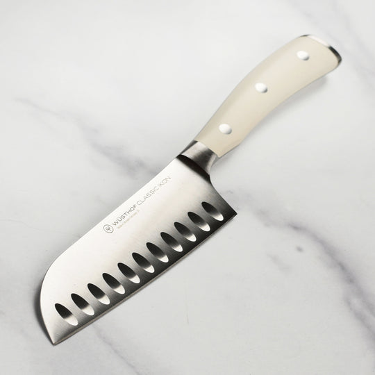 Wusthof Classic Ikon Creme 5" Hollow Edge Santoku Knife