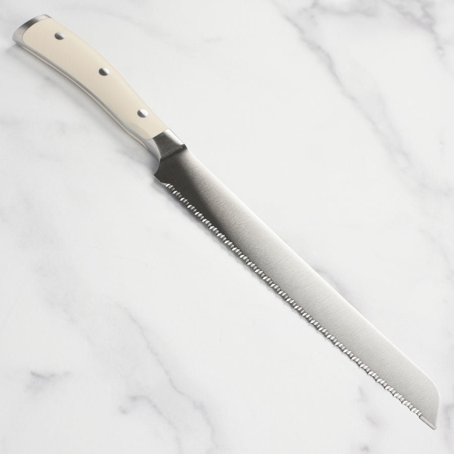 Wusthof Classic Ikon Creme 9" Double Serrated Bread Knife
