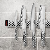 Global Classic 5-Piece Knife Set + Magnetic Bar
