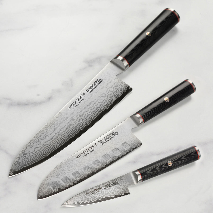Miyabi Kaizen Knife Set - 3 Piece – Cutlery and More