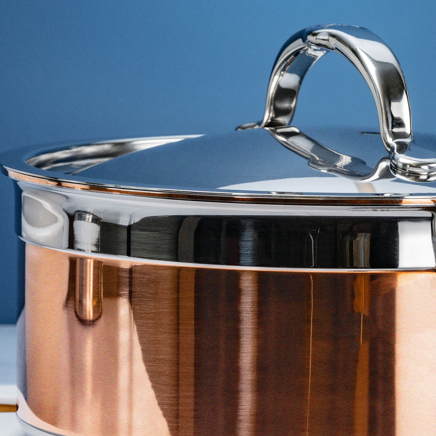 Hestan CopperBond 3-quart Induction Copper Soup Pot