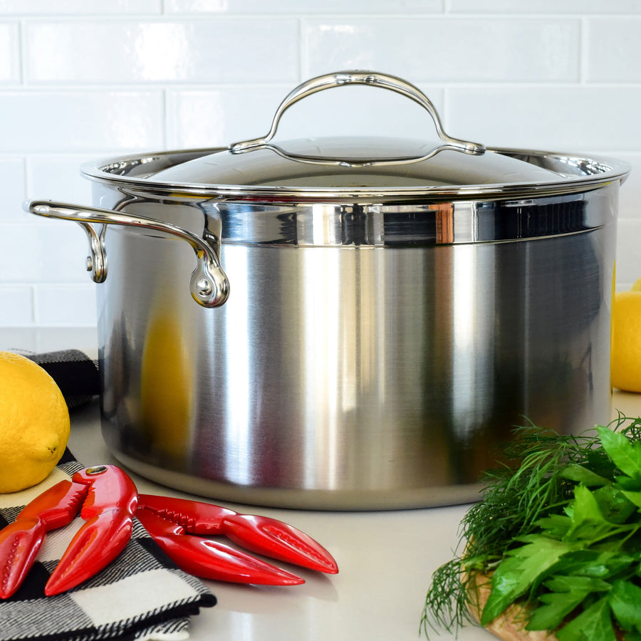 Hestan ProBond Stock Pot - 8-quart Stainless Steel – Cutlery and More