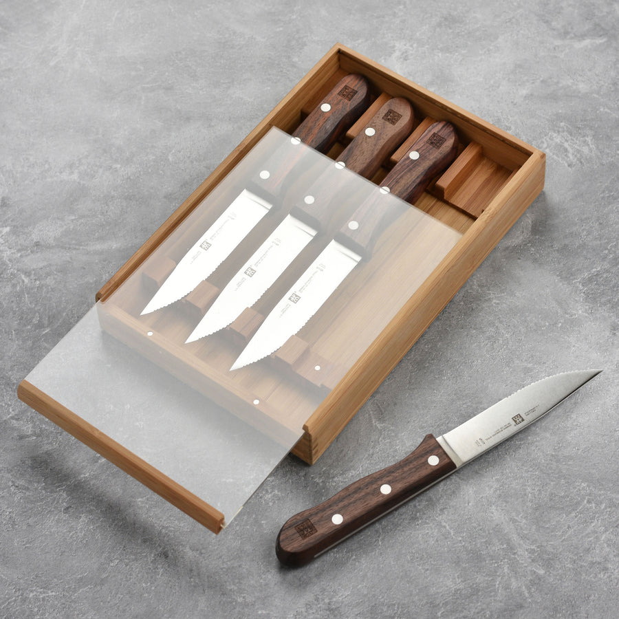 Zwilling J.A. Henckels Steakhouse 4 Piece Jumbo Steak Knife Set