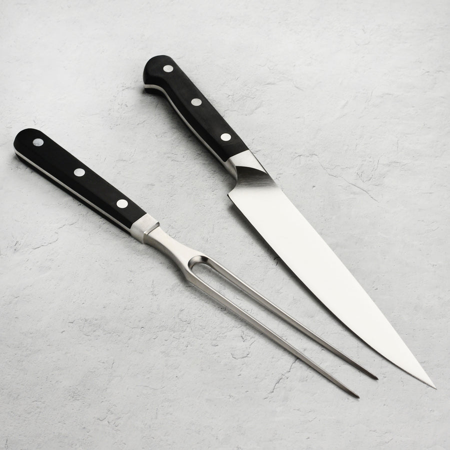 Zwilling Pro Carving Knife & Fork Set – Cutlery and More