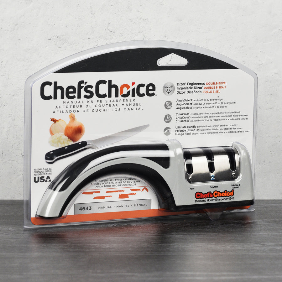 Chef's Choice Model 4643 Pronto Pro AngleSelect 3-stage Diamond Knife Sharpener