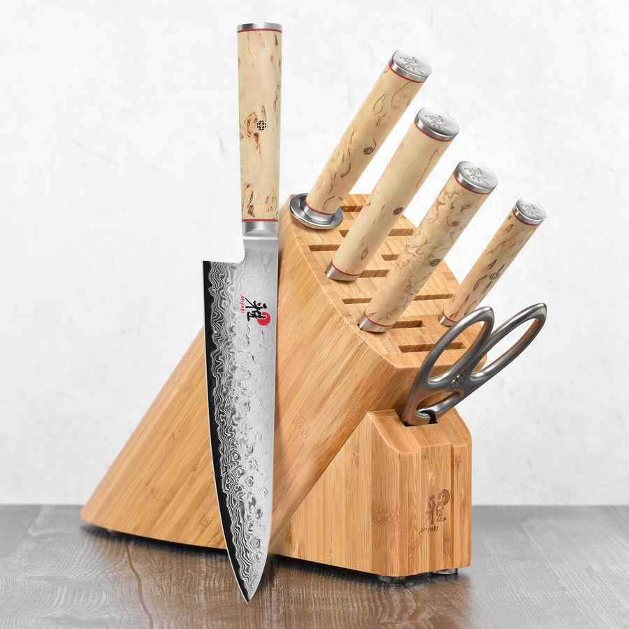 Miyabi Birchwood SG2 7-Piece Block Knife Set