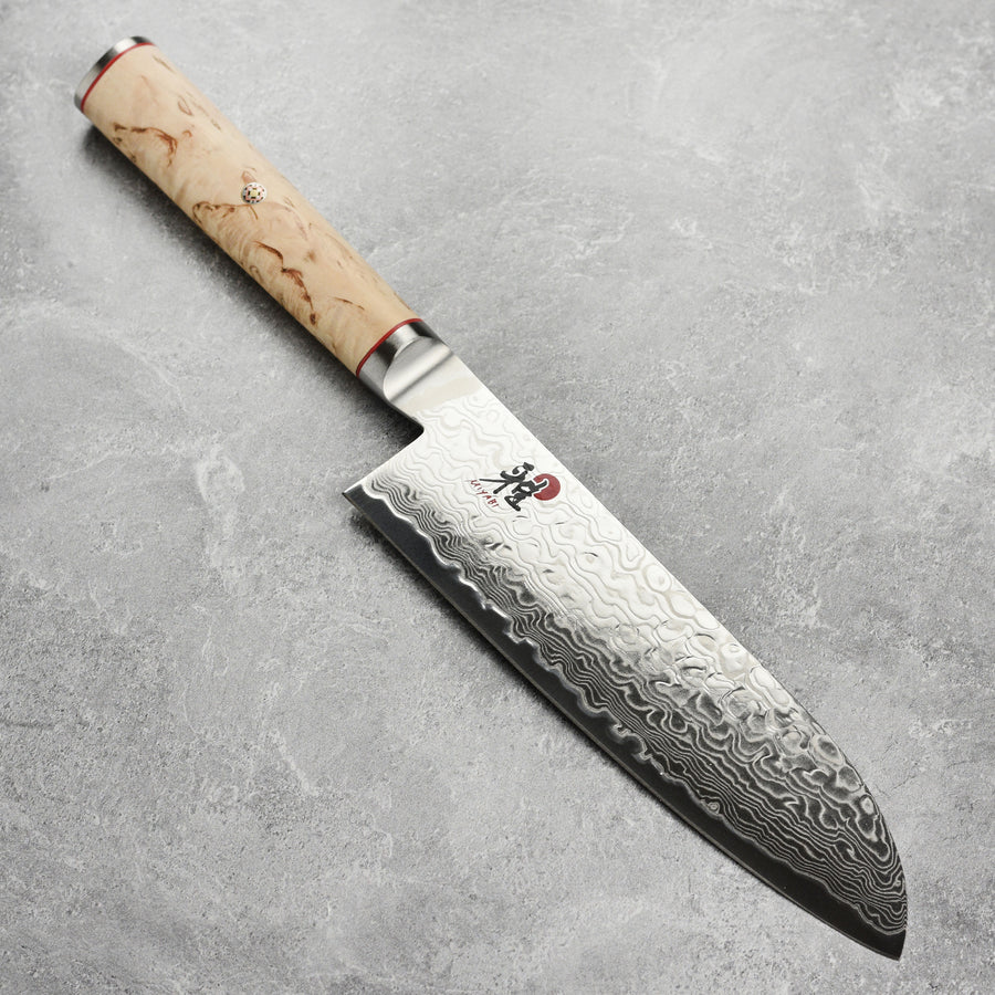 Miyabi Birchwood Santoku Knife - 7