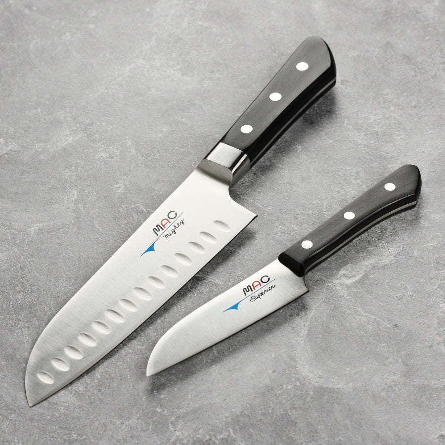 Mac Knife Superior Santoku Knife, Set of 2