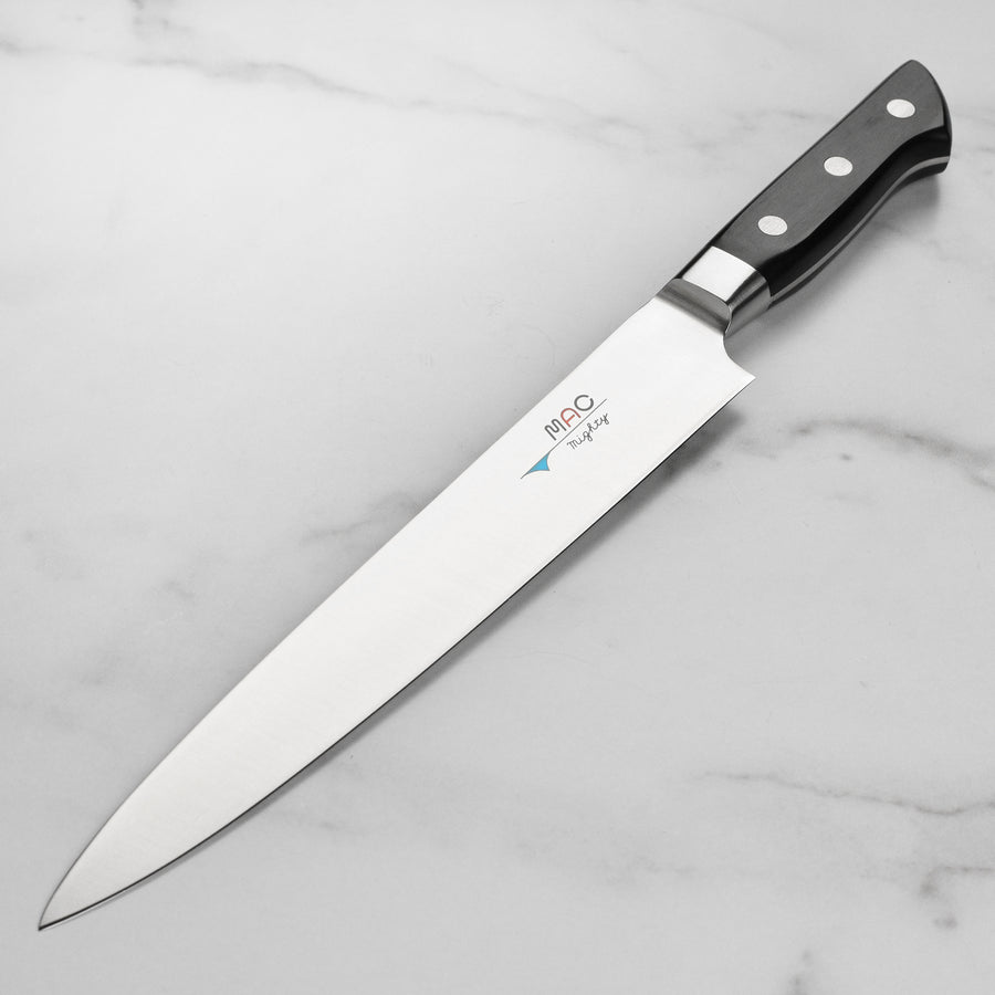 Mac Professional Series 10 1/2 Dimpled Slicing Knife (26cm) – The Tuscan  Kitchen