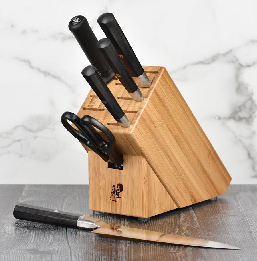Miyabi Koh 4 Piece Steak Knife Set with Bamboo Case