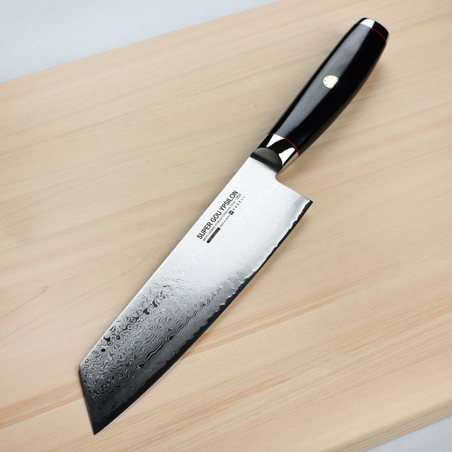 Yaxell Ypsilon SG2 8" Kiritsuke Knife with Magnetic Wooden Sheath