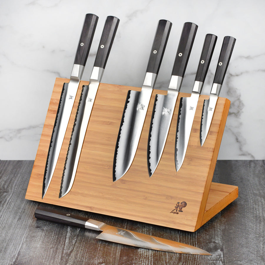 Knife Set Stainless Steel small Cutlery Kitchen Knives with wooden stand