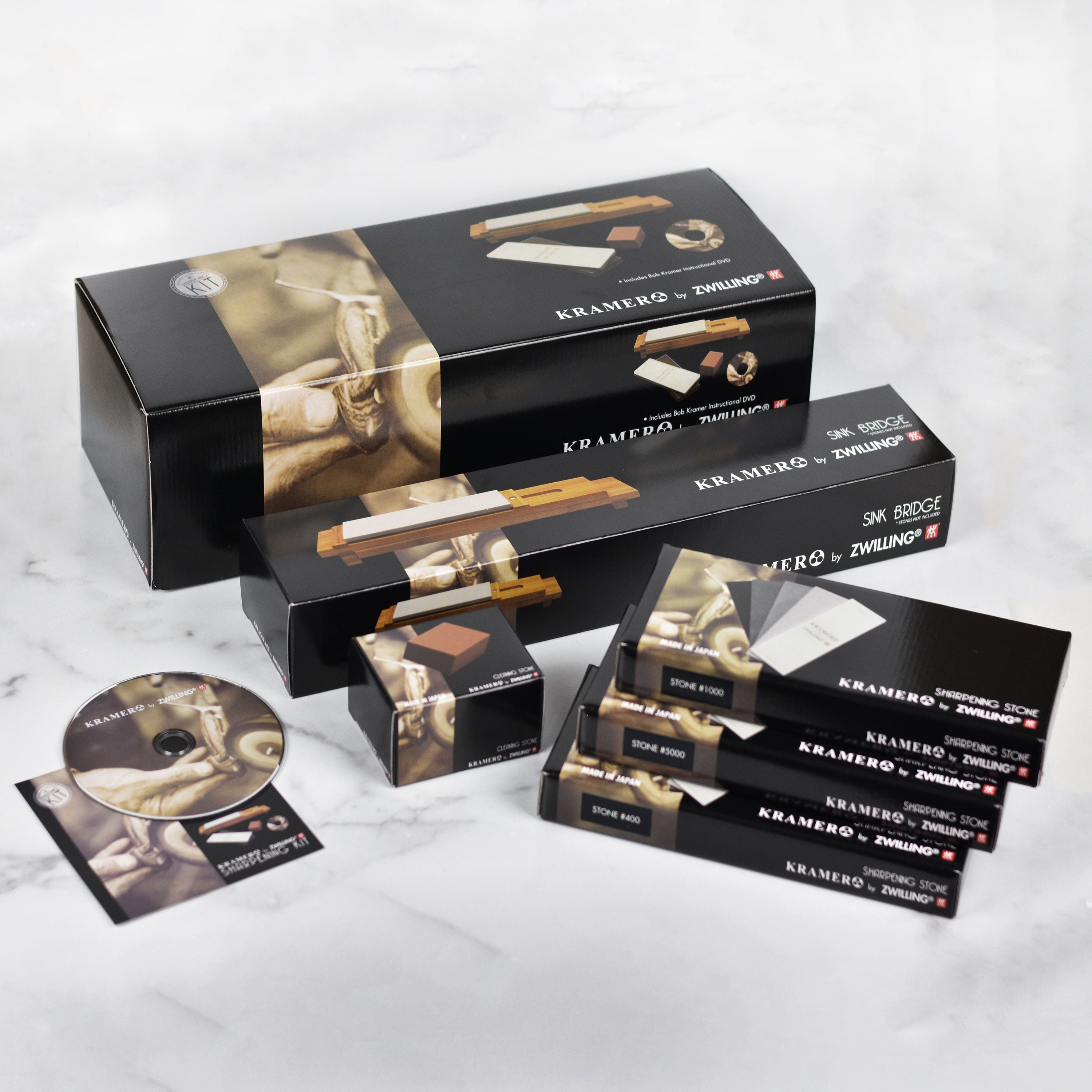 Bob Kramer Water Stone Sharpening Kit by Zwilling Cutlery and More