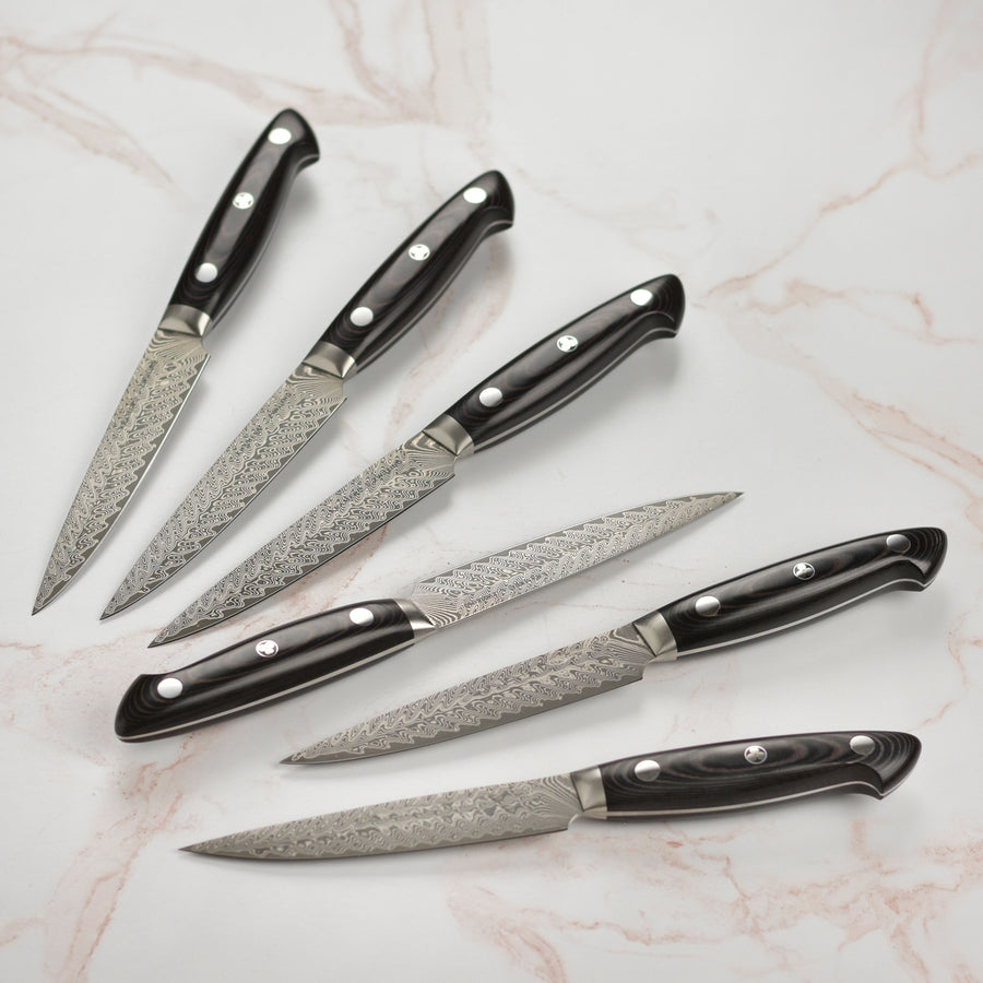 Kitchen Knife Sets, Kitchen Knives Stainless steel 5 PCS, Silver