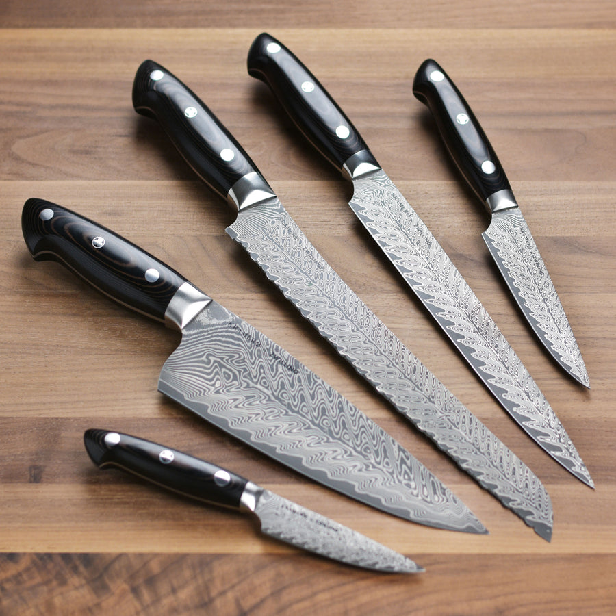 Knife Block sets Professional Handemade Japanese Kitchen Knife Set