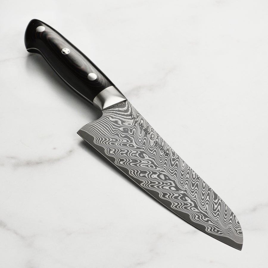 7 Damascus Santoku Knife