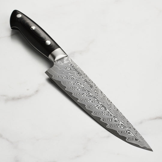 Kramer Stainless Damascus 8" Narrow Chef's Knife