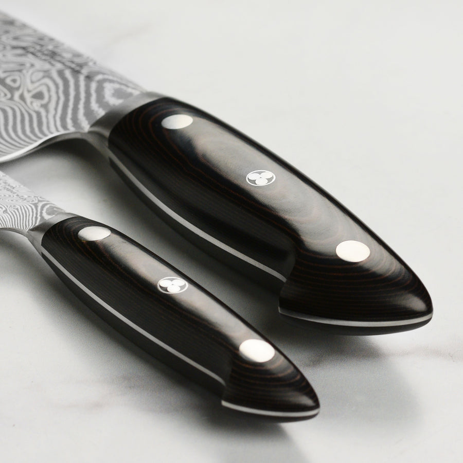 Bob Kramer Stainless Damascus Knife Block Set - 14 Piece – Cutlery and More
