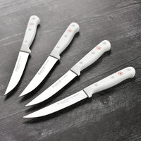 WÜSTHOF Gourmet Grey Steak Knives, Set of 4