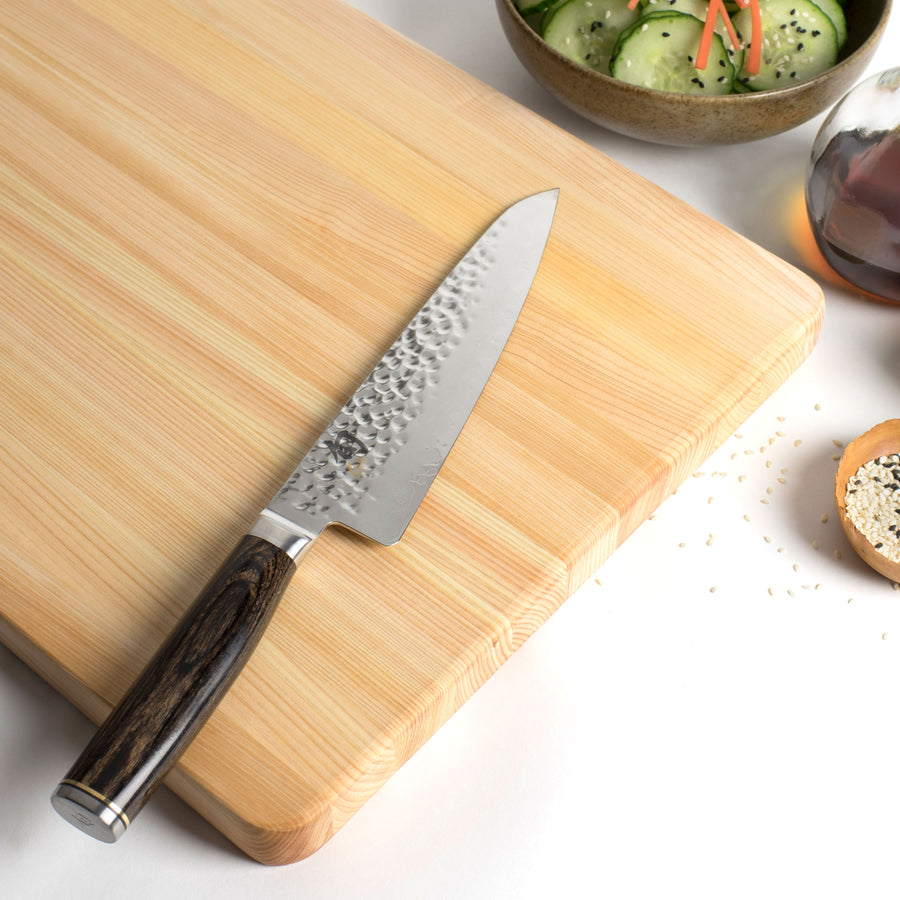 Shun Chef's Knife Cutlery Premier, 8 Inch, Brown
