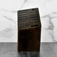 Shun Angled Knife Block - 17 Slot Dark Finish – Cutlery and More