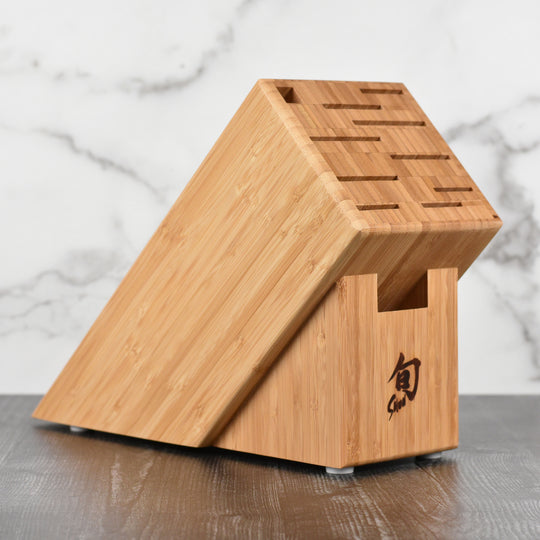 Shun 11 Slot Bamboo Knife Block