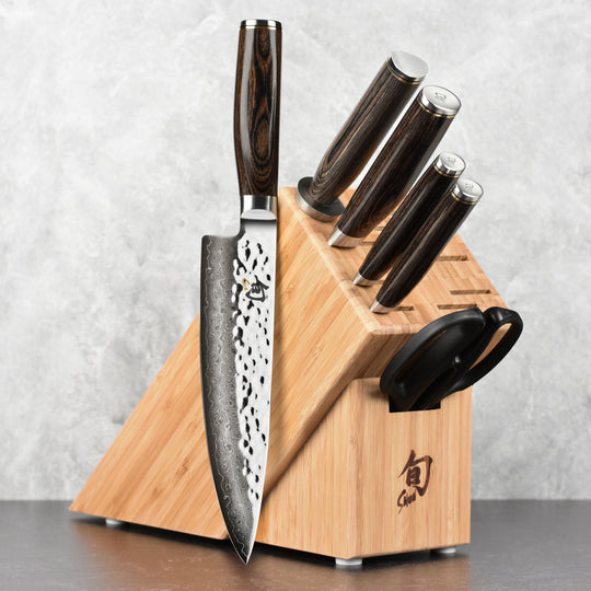 Shun Premier 7 Piece Knife Block Set