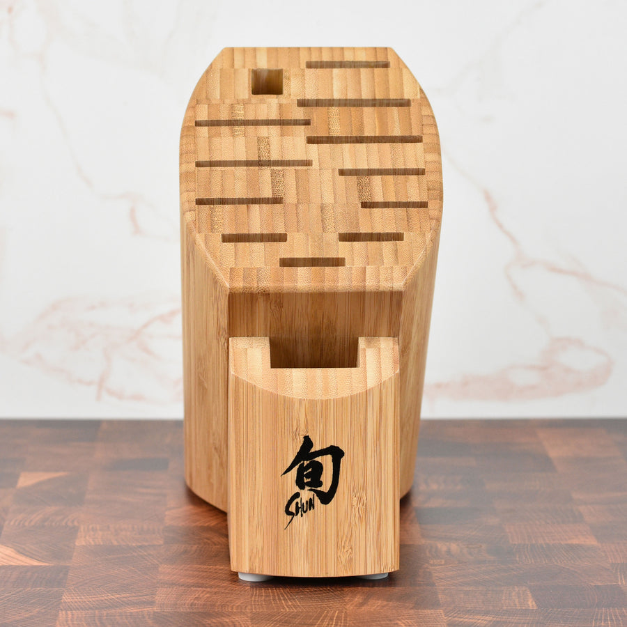 Shun 13 Slot Bamboo Knife Block