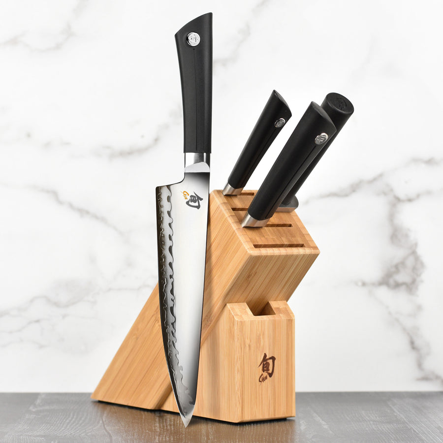Stainless Steel Knife Block Holder, Large-capacity Squared Knives