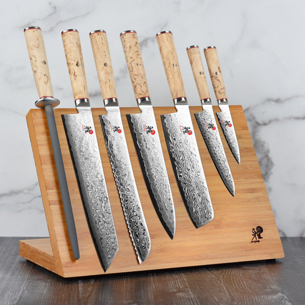 Miyabi Birchwood Magnetic Easel Knife Set - 8 Piece – Cutlery and More