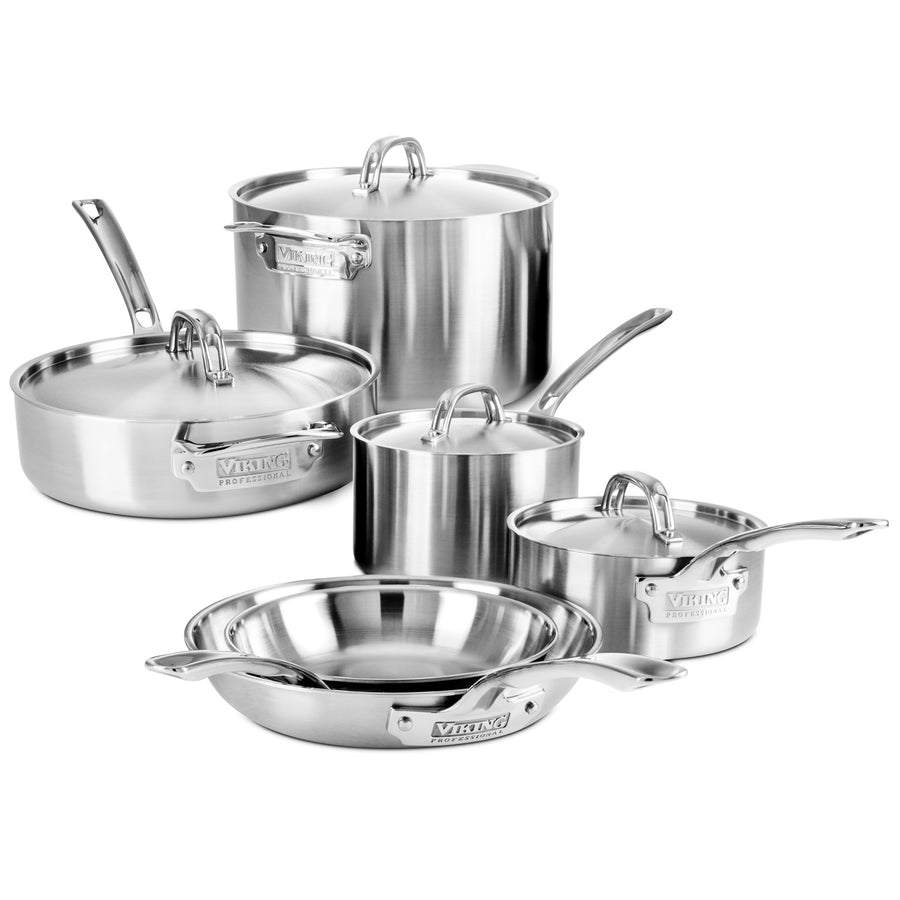 10 Piece 5 Ply Stainless Steel Cookware Set