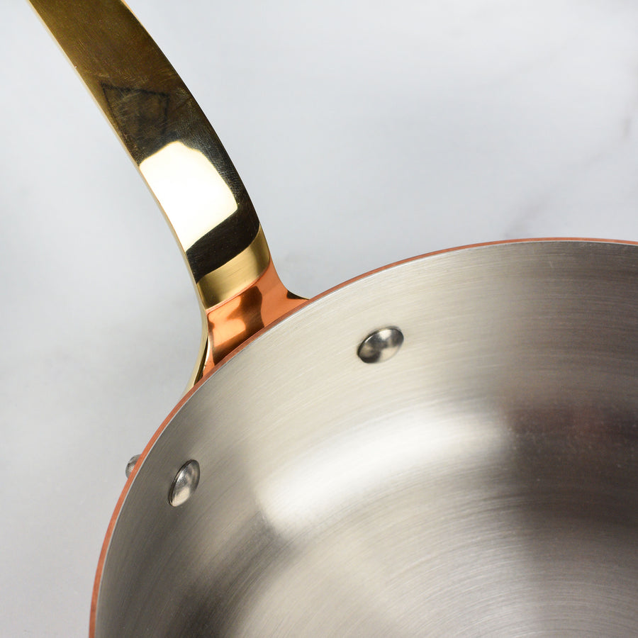 Mauviel M200B 6-quart Copper Saute Pan