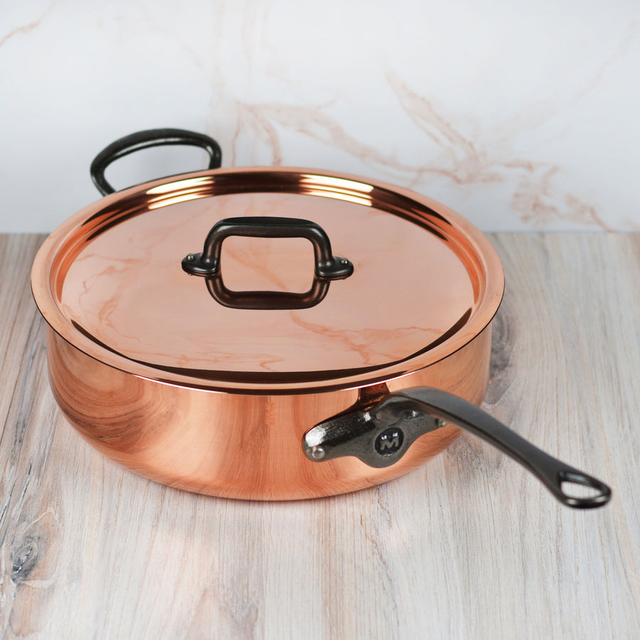 Mauviel M200Ci 6-quart Copper Saute Pan