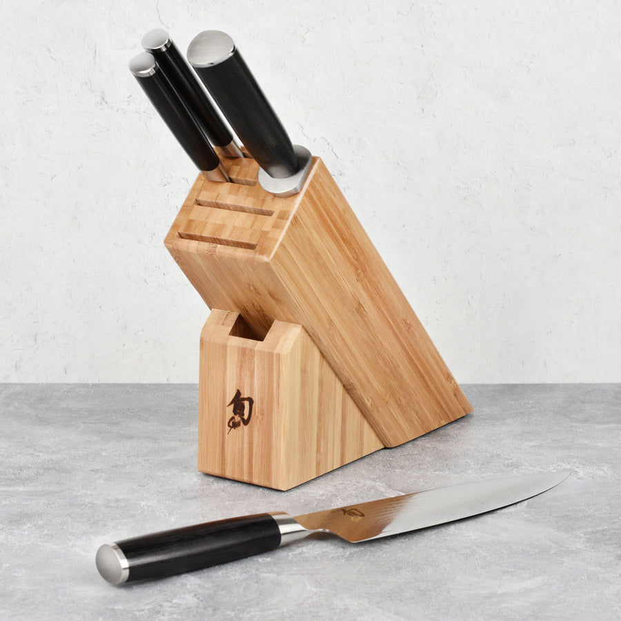 Shun Classic 5 Piece Slimline Knife Block Set