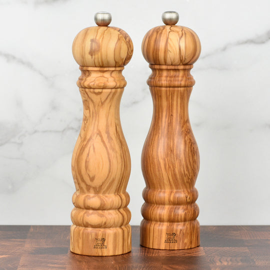 Peugeot Paris Olivewood 8.75" Salt & Pepper Mill Set