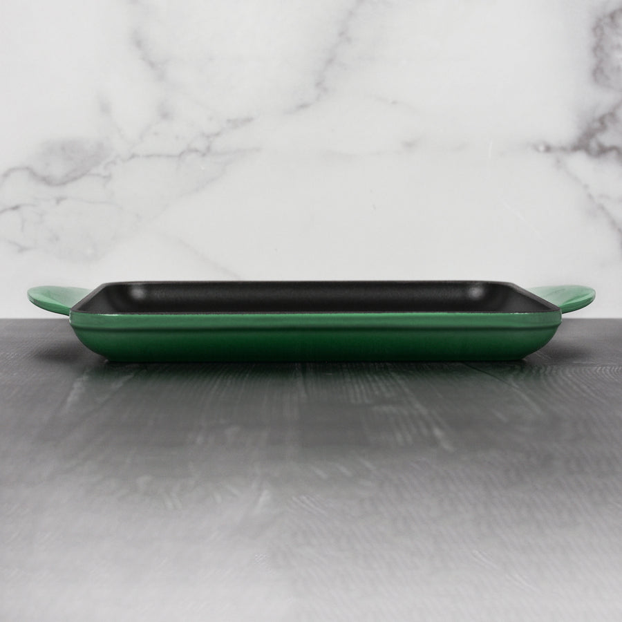 Le Creuset Cast Iron 9.5" Artichaut Square Griddle Pan