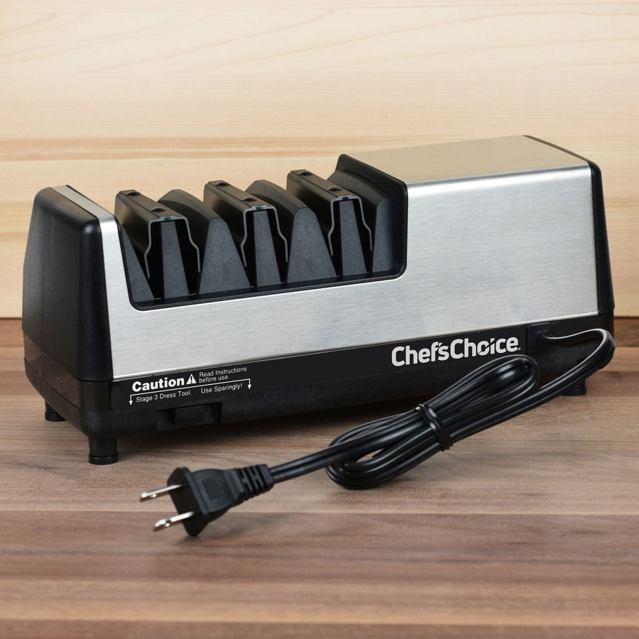 Chef's Choice 3 Stage Model 151 Stainless Steel Universal Electric Knife Sharpener
