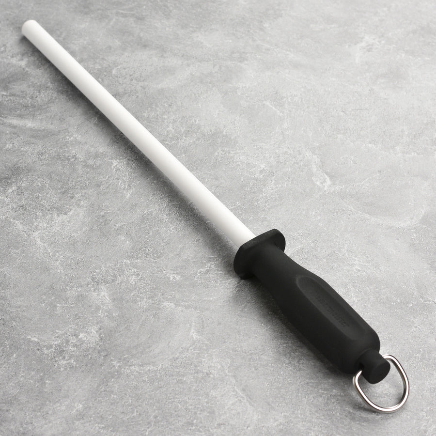Messermeister 12 inch Black Ceramic Sharpening Rod (Regular)