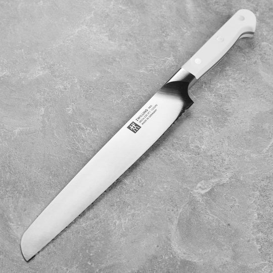 Zwilling Pro Le Blanc 9" Bread Knife with Z15 Serration