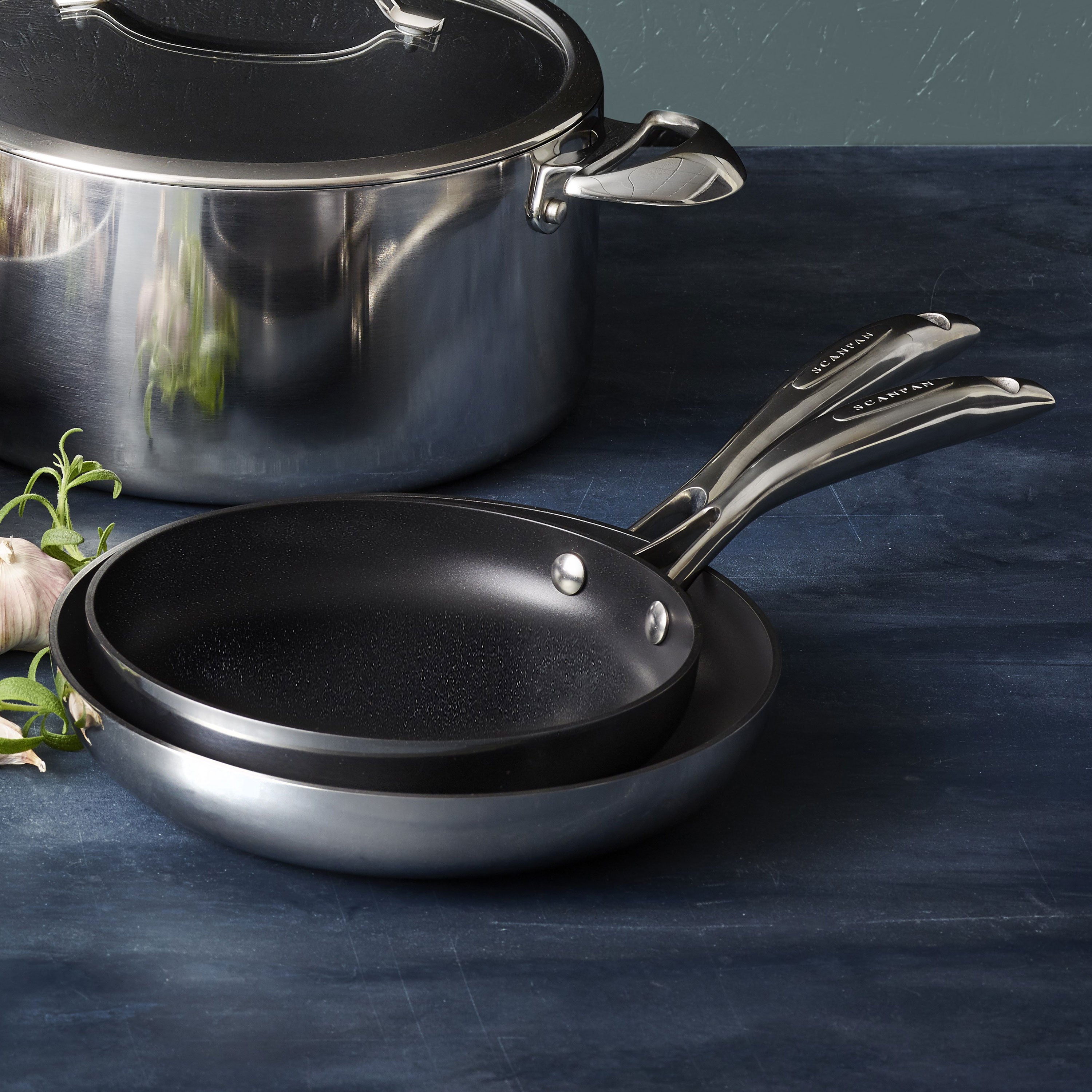 Scanpan CTX Frying Pan Skillet Set 8 & 10.25" Nonstick Stainless