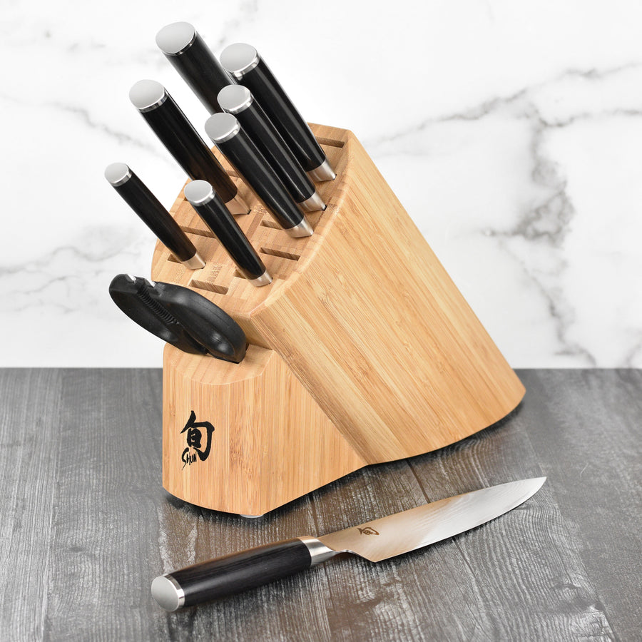 Shun Classic Hollow Edge Chef's Knife & Paring Knife Set - 8