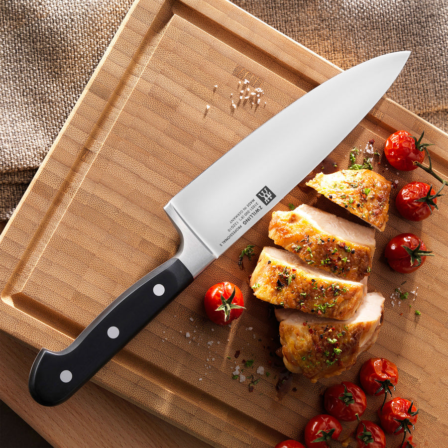 5 Pieces Professional Chef Knife Set With Block 