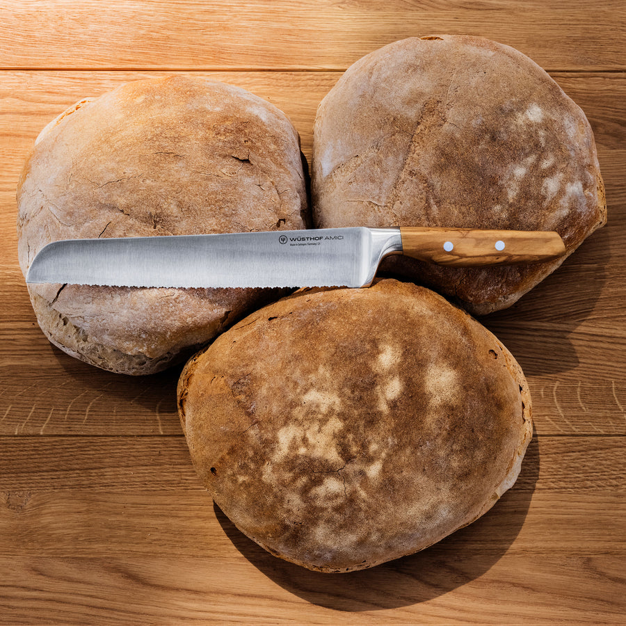 Wusthof Amici 9" Double Serrated Bread Knife