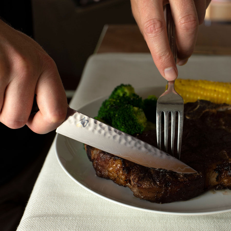 SHUN Shun Premier 6-Piece Steak Knife Set with Sidecar Block