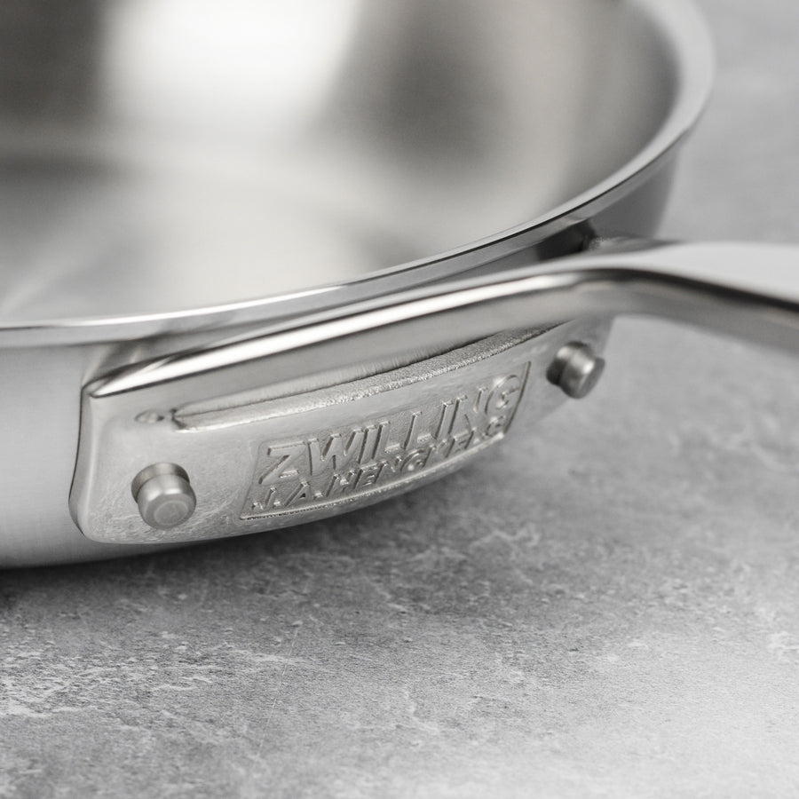 5 Ply Clad Stainless Steel Frying Pan, 10 inch, Polished Stainless Steel