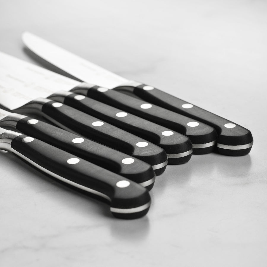 Messermeister Meridian Elite 6 Piece Steak Knife Set with Pouch