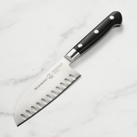 Messermeister Meridian Elite 5" Hollow Edge Santoku Knife