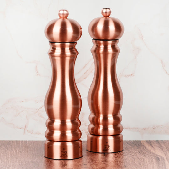 Peugeot Paris Copper 8.75" u'Select Salt & Pepper Mill Set