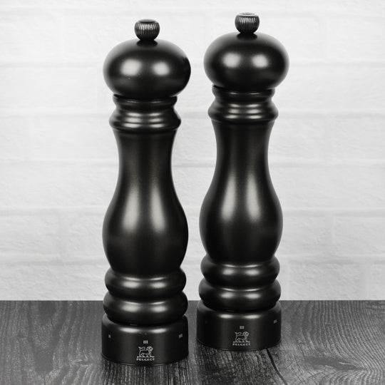 Peugeot Paris Carbone 8.75" u'Select Salt & Pepper Mill Set