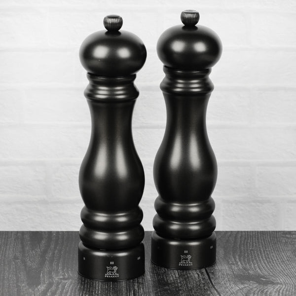 Peugeot Paris Carbone Salt & Pepper Mill Set - 8.75
